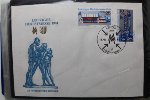 DDR Ersttagsbriefe Sammlung 1986-1990