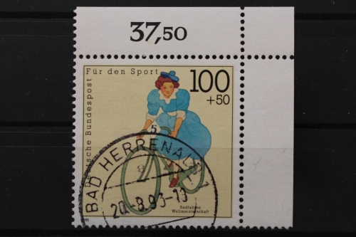 Deutschland (BRD), MiNr. 1500, Ecke rechts oben, gestempelt