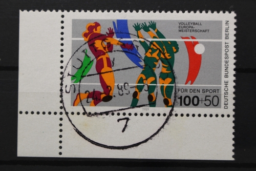 Deutschland (BRD), MiNr. 1408, Ecke links unten, zentrischer Stempel