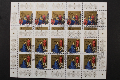Deutschland (BRD), MiNr. 1771-1772 Kleinbögen, ESST Bonn, gestempelt