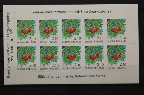 Finnland, MiNr. 1129 Folienblatt skl., postfrisch