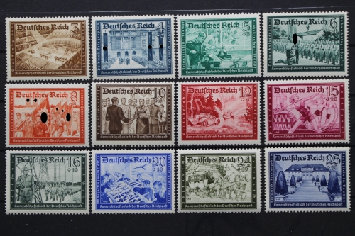 Deutsches Reich, MiNr. 702-713, postfrisch