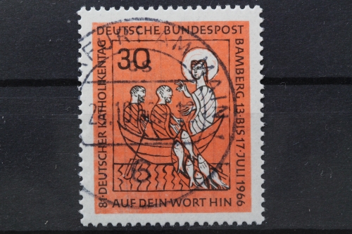 Deutschland (BRD), MiNr. 515, zentrisch VS F/M, gestempelt