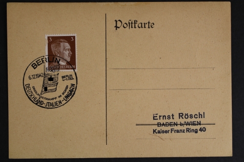 Berlin, SST Dreiländerkampf im Boxen, 6.12.42