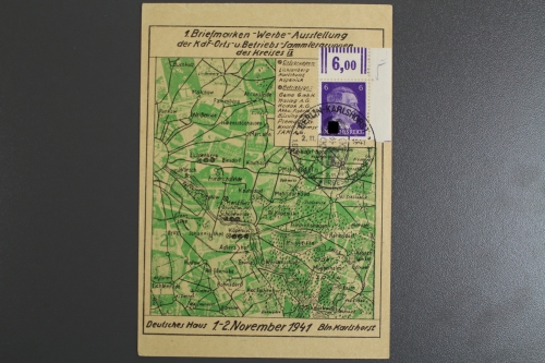 Berlin Karlshorst, 1. Briefmarken Werbeausstellung 1941