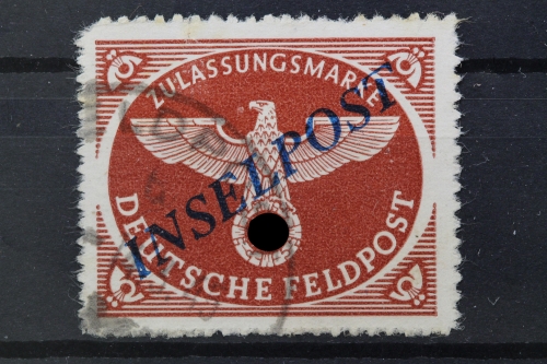 Deutsches Reich Inselpost, MiNr. 10 B b I, gestempelt, BPP Signatur