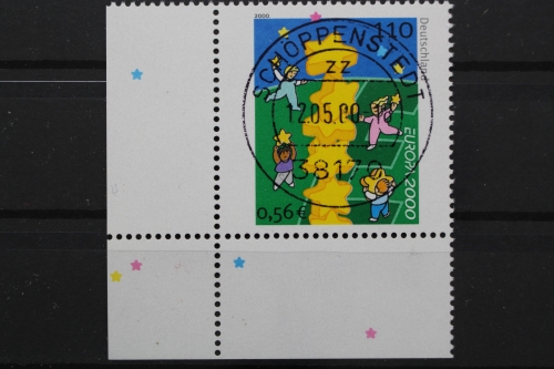 Deutschland (BRD), MiNr. 2113, Ecke li. unten, zentrischer Stempel, EST