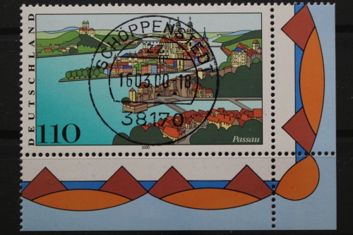 Deutschland (BRD), MiNr. 2103, Ecke re. unten, zentrischer Stempel, EST