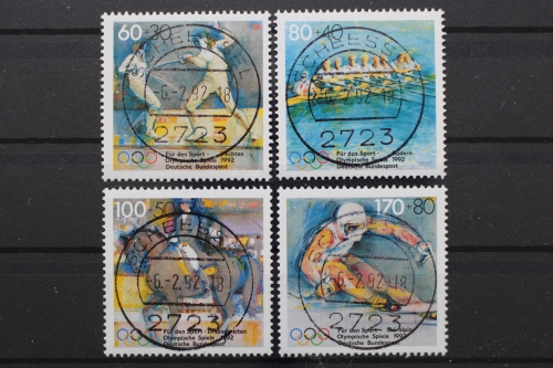 Deutschland (BRD), MiNr. 1592-1595, zentrische Stempel, EST