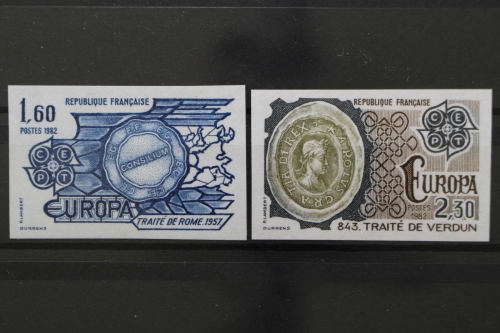Frankreich, MiNr. 2329-2330 ungezähnt, postfrisch