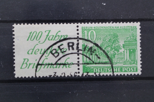 Berlin, MiNr. W 9, gestempelt
