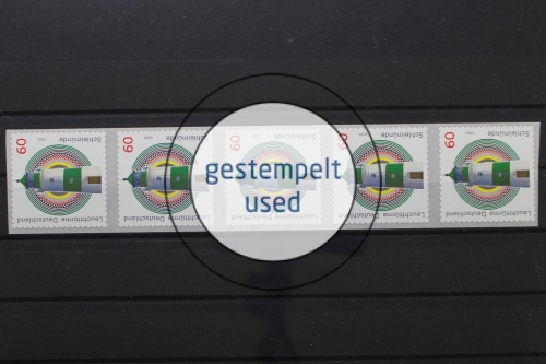 Deutschland (BRD), MiNr. 3555 sk 5er Streifen, gestempelt
