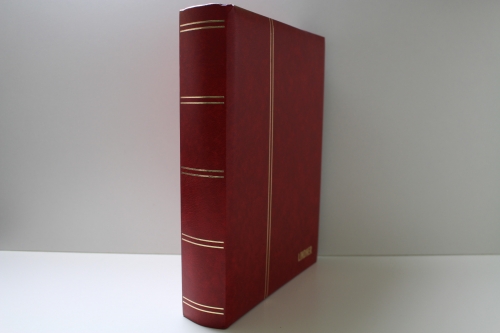 Lindner, Einsteckbuch Elegant 60 schwarze Seiten, rot