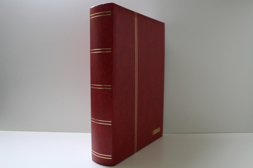 Lindner, Einsteckbuch Elegant 60 weiße Seiten, rot