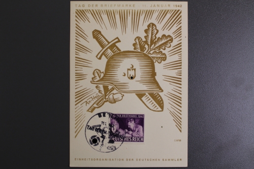 Deutsches Reich, MiNr. 811 auf Sonderkarte mit ESST Berlin