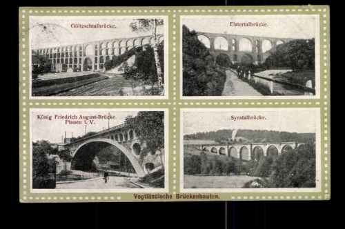 Vogtländische Brückenbauten, 4 Eisenbahnbrücken
