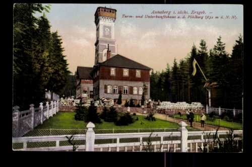 Annaberg/Erzgeb., Turm- und Unterkunftshaus a. d. Pöhlberg
