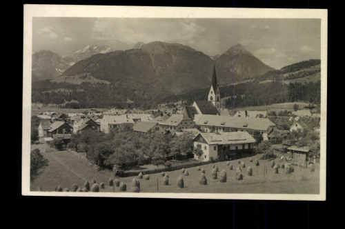Kötschach/Kärnten, Ortsansicht, Kirche