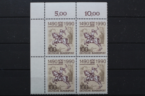 Deutschland, MiNr. 1445, Viererblock, Ecke li. oben, postfrisch