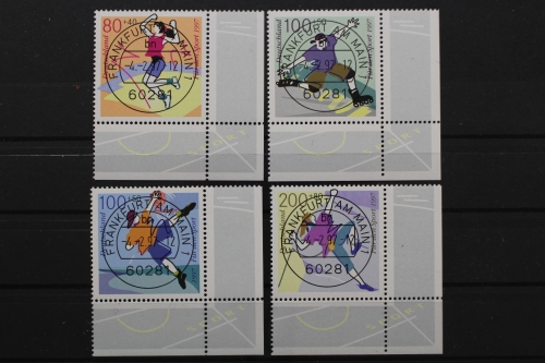 Deutschland, MiNr. 1898-1901, Ecke re. unten, zentrischer VS F/M, EST