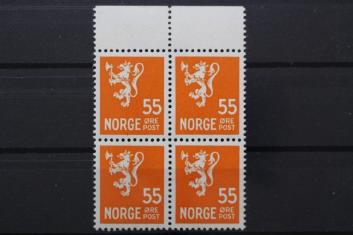 Norwegen, MiNr. 321, Viererblock, postfrisch