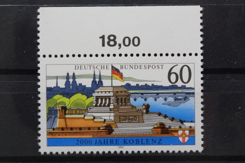 Deutschland (BRD), MiNr. 1583 x, Oberrand, postfrisch