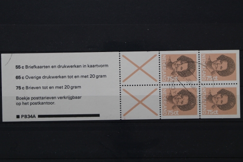 Niederlande, MiNr. H-Blatt 35, gestempelt