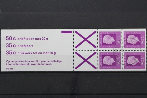 Niederlande, MiNr. H-Blatt 20, PB 18 a, gestempelt