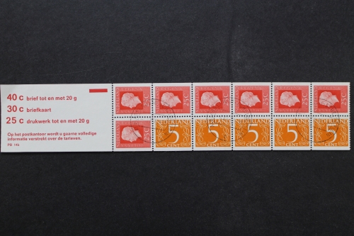 Niederlande, MiNr. H-Blatt 15, PB 14 b, gestempelt