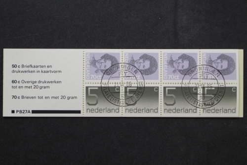 Niederlande, MiNr. MH 28, gestempelt