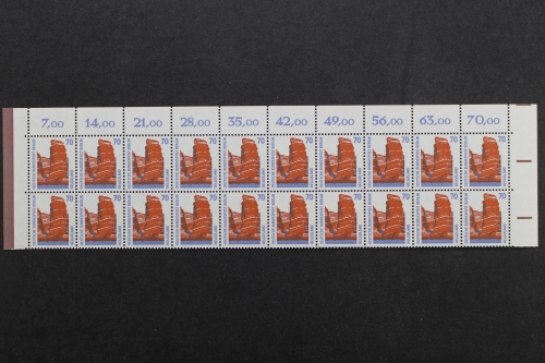Berlin, MiNr. 874, 20er Bogenteil mit Rand, postfrisch