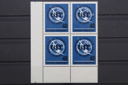 Deutschland, MiNr. 476, 4er Block, Ecke links unten, postfrisch