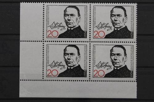 Deutschland, MiNr. 477, Viererblock, Ecke li. unten, postfrisch