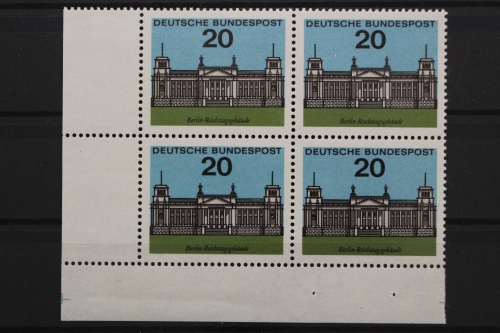Deutschland, MiNr. 421, Viererblock, Ecke li. unten, postfrisch