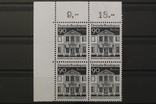 Berlin, MiNr. 281, Viererblock, Ecke links oben, postfrisch