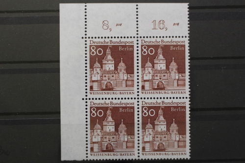 Berlin, MiNr. 280, Viererblock, Ecke links oben, postfrisch