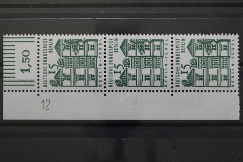 Berlin, MiNr. 243, Ecke links oben mit DZ 12, postfrisch