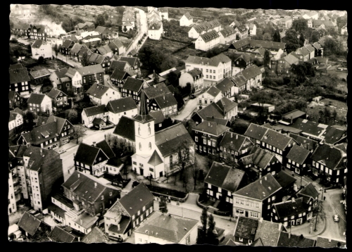 Ennepetal, Voerde mit Kirche, Luftaufnahme