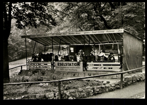 Eisenach, Wartburg - Eselstation