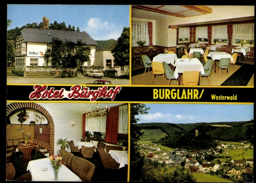 Burglahr/Westerwald, Hotel Burghof, Innenansichten