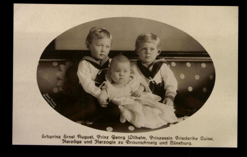 Erbprinz Ernst August, Prinz Georg Wilhelm, Prinzessin Friederike Luise