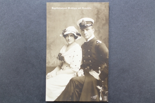 Kapitänleutnant Weddingen mit Gemahlin