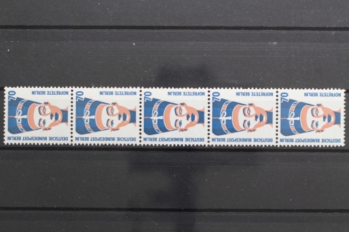 Berlin, MiNr. 814 R, Fünferstreifen, ZN 350, postfrisch