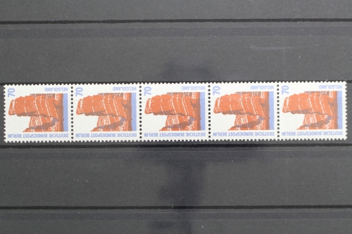 Berlin, MiNr. 874 R, Fünferstreifen, ZN 015, postfrisch