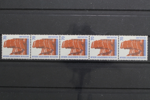 Berlin, MiNr. 874 R, Fünferstreifen, ZN 010, postfrisch
