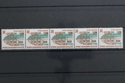 Berlin, MiNr. 793 R, Fünferstreifen, ZN 075, postfrisch
