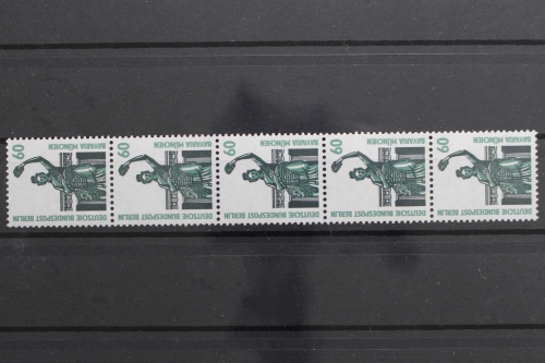 Berlin, MiNr. 795 R, Fünferstreifen, ZN 405, postfrisch