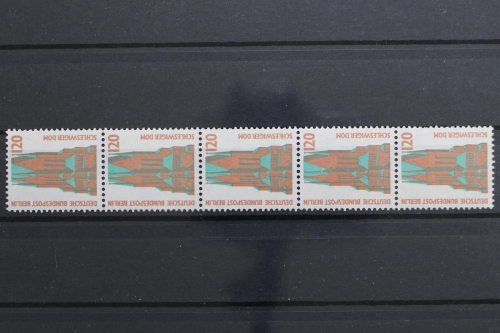 Berlin, MiNr. 815 R, Fünferstreifen, ZN 380, postfrisch