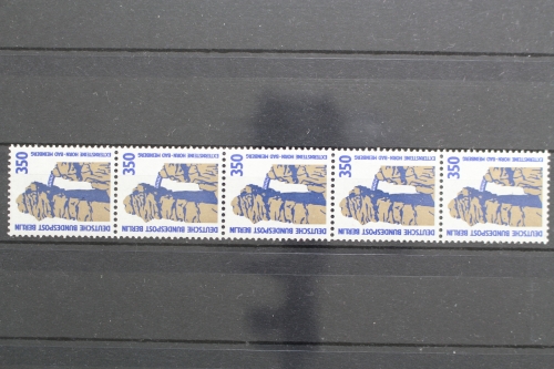 Berlin, MiNr. 835 R, Fünferstreifen, ZN 175, postfrisch