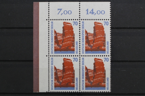 Berlin, MiNr. 874, Viererblock, Ecke links oben, postfrisch